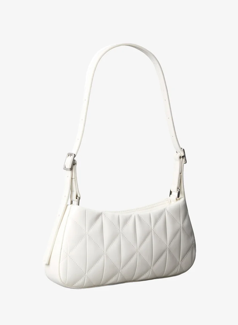 كالفن كلاين Quilted Emblem Logo Small Shoulder Bag